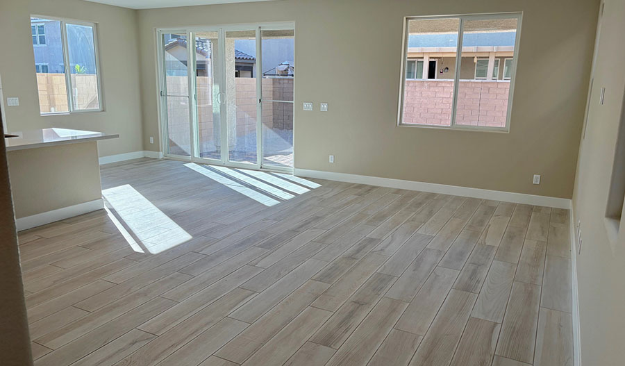 Great Room of the Boxwood floor plan