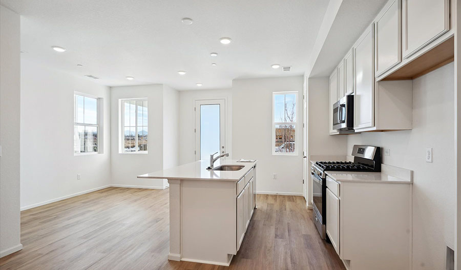 Kitchen of the Chicago floor plan