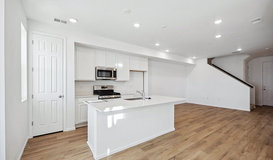 Kitchen of the Chicago floor plan