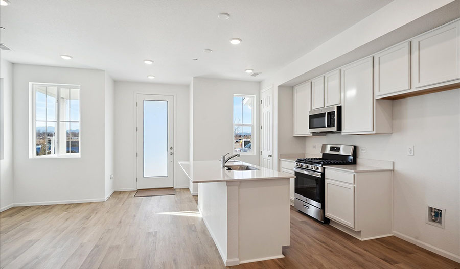 Kitchen of the Chicago floor plan