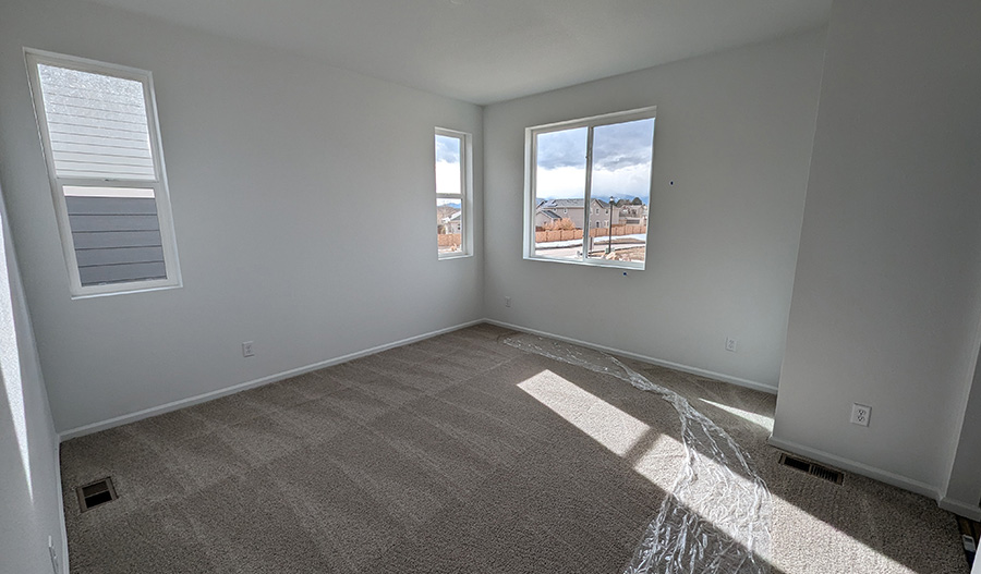 Bedroom of the Chicago floor plan