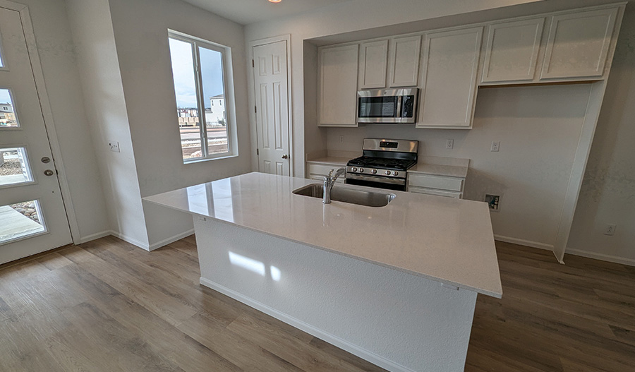 Kitchen of the Chicago floor plan