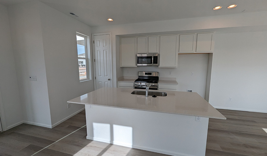 Kitchen of the Chicago floor plan