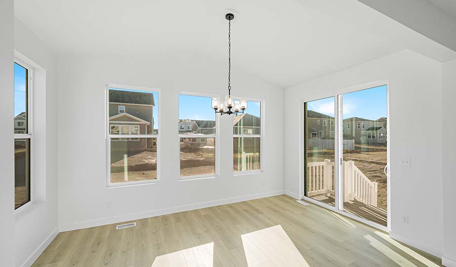 Sunroom of the Bedford floor plan