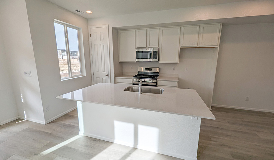 Kitchen of the Chicago floor plan