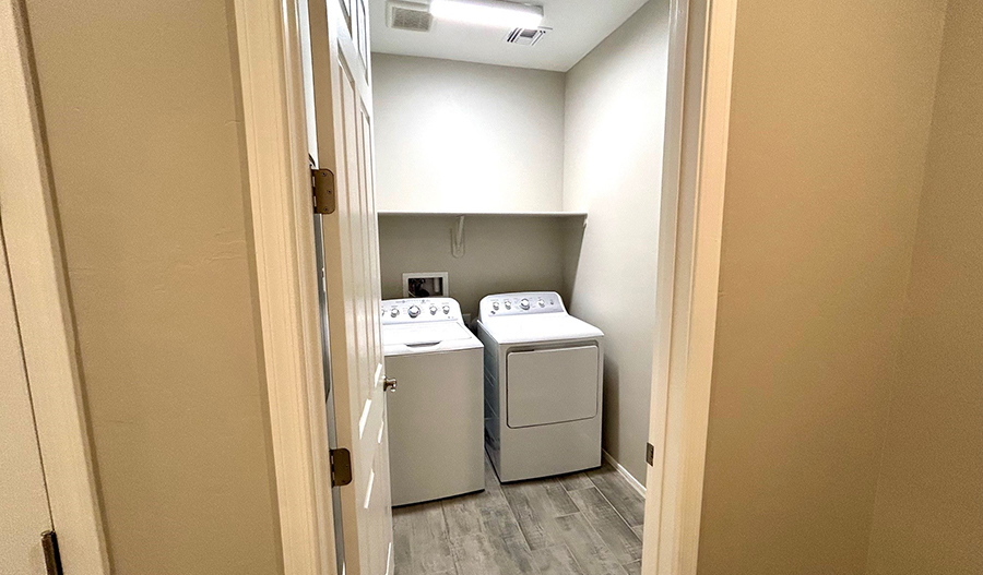 Laundry Room of the Peridot floor plan