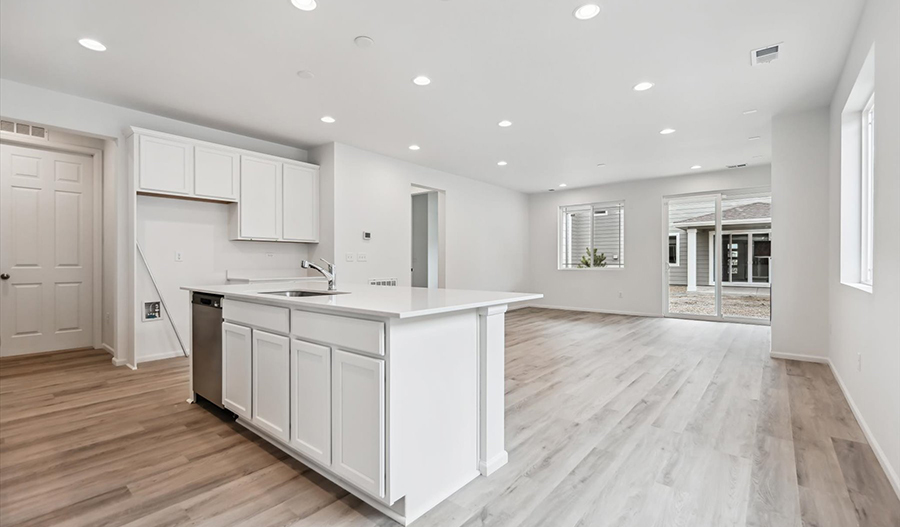 Kitchen of the LynwoodIIDuo floor plan