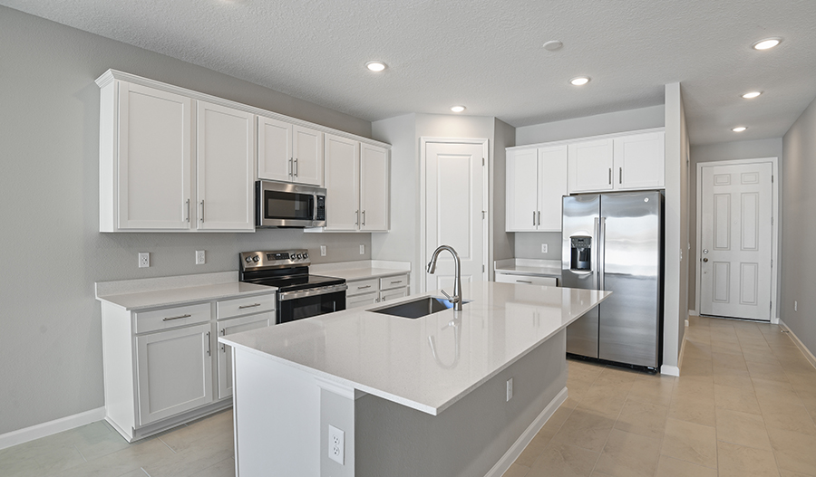 Kitchen of the Ruby floor plan