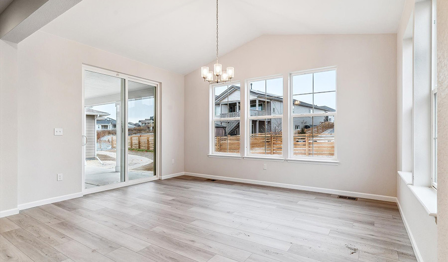 Sunroom of the Hemingway floor plan