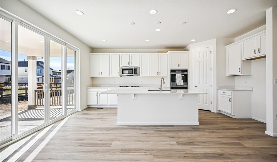 Kitchen of the Leah floor plan