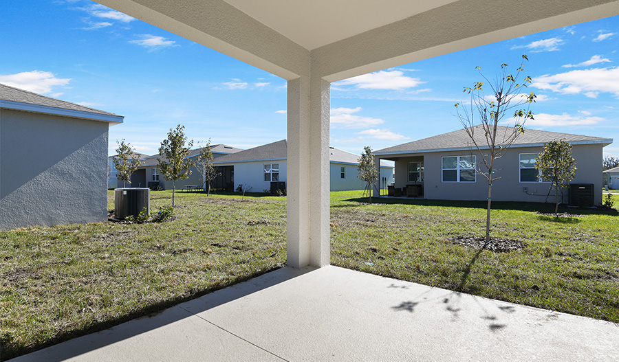 Rear Exterior of the Azure floor plan