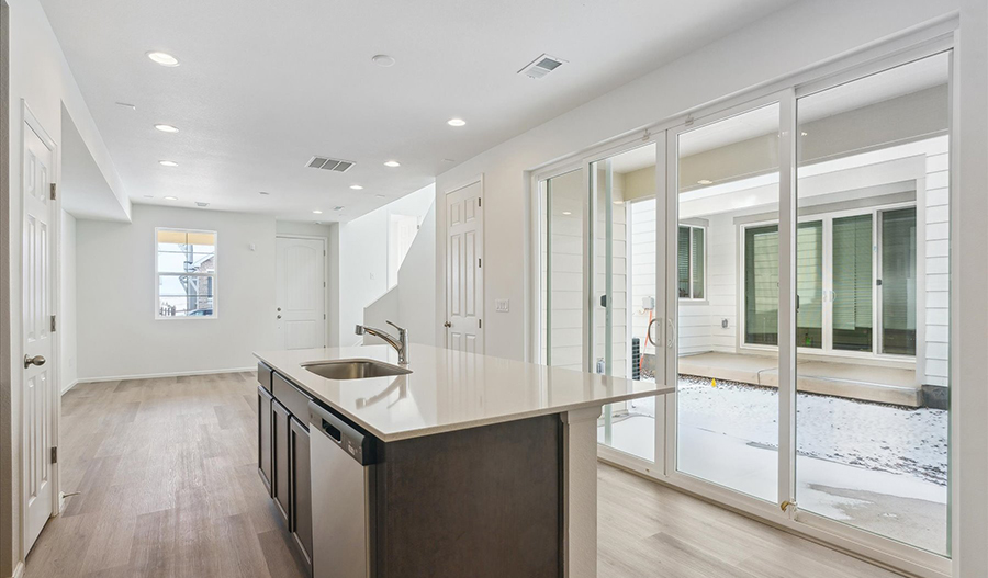 Kitchen of the Boston floor plan