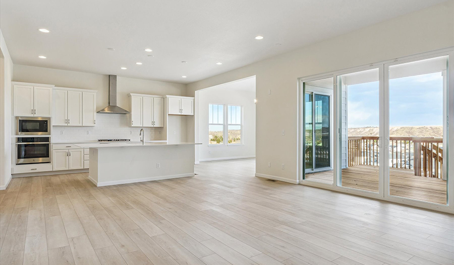 Kitchen of the Decker floor plan