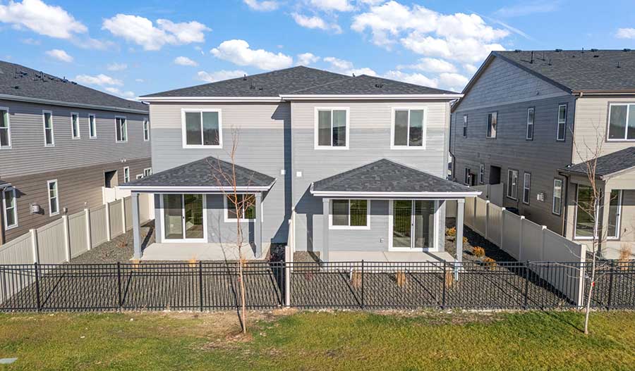 Rear Exterior of the Marblewood floor plan